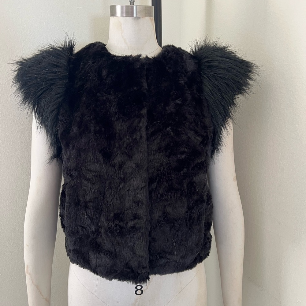 Skaist Taylor Vibrant Pink Vest with Black Trim